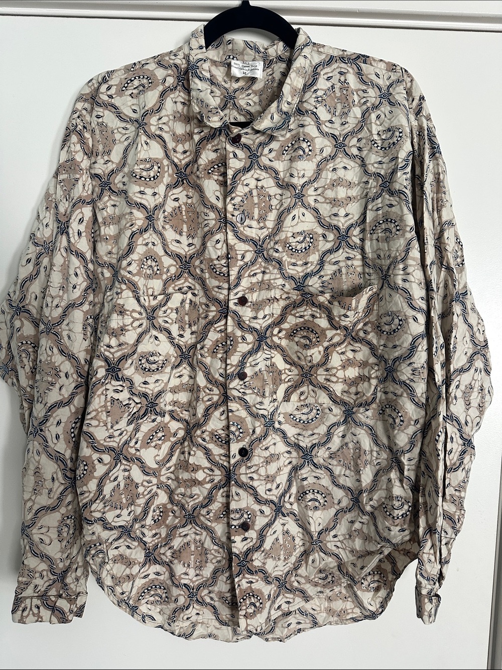 Batik Sunyatta Bali Hand Made Indonesia Cotton Size Medium